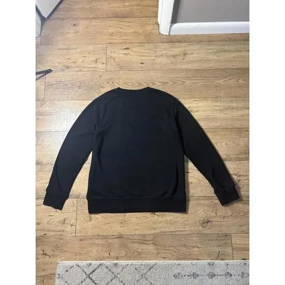 Goodfellow Classic Black Men's Crewneck Sweatshirt Large - Picture 2 of 5